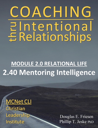 Christian Leadership Institute (CLI):  Competency 2.40 - Mentoring Intelligence