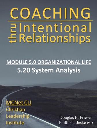 Christian Leadership Institute (CLI):  Competency 5.20 - System Analysis