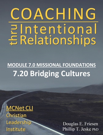 Christian Leadership Institute (CLI):  Competency 7.20 - Bridging Cultures