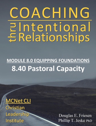 Christian Leadership Institute (CLI):  Competency 8.40 - Pastoral Capacity
