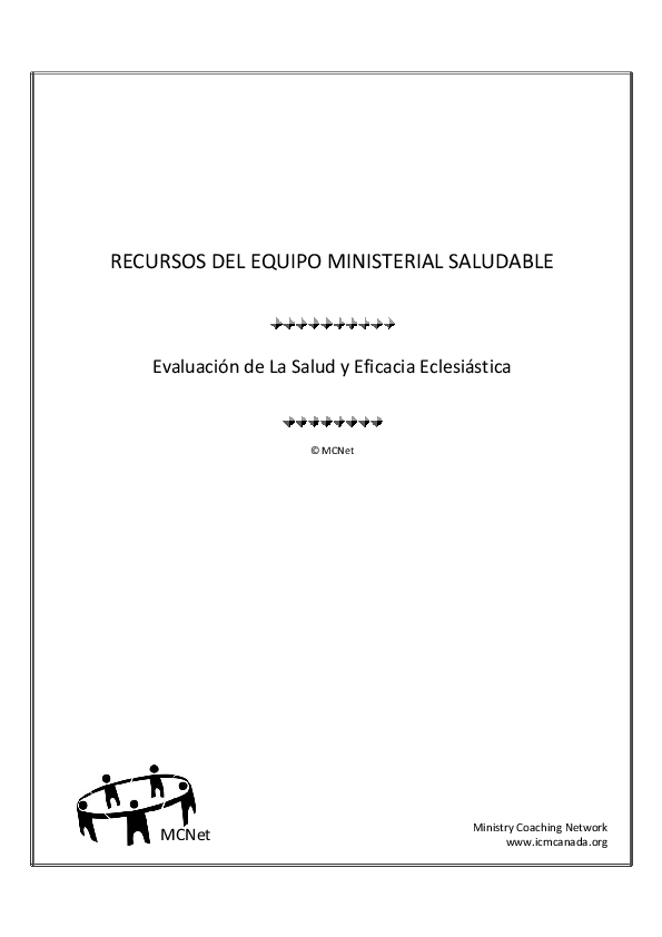 OHR: CHEA - Church Health and Effectiveness Assessment ESP